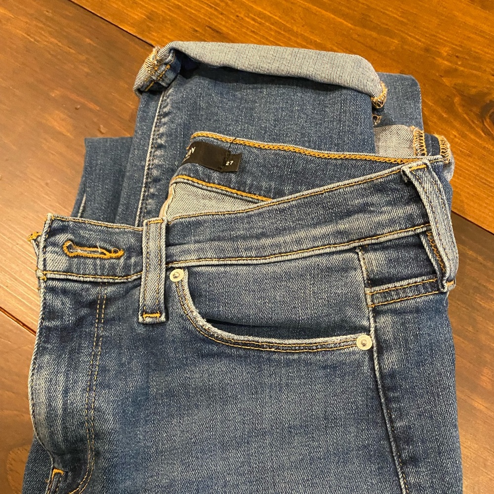 Hudson Nico Straight-Rolled Jeans. Never worn. Bought this Spring at Evereve.